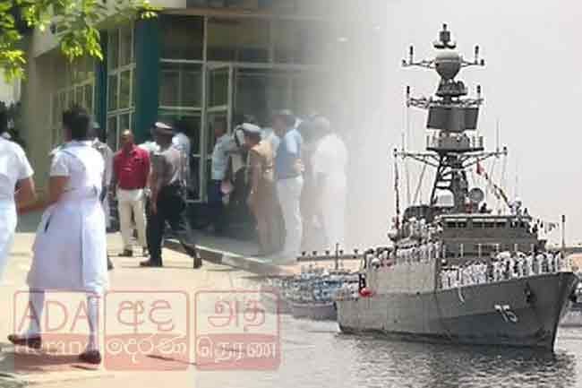 32 Iranians rescued from warship “IRIS Dena” admitted to Karapitiya Hospital