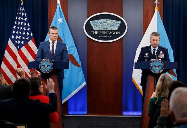 US says Iran firing fewer missiles, US strikes to expand inland