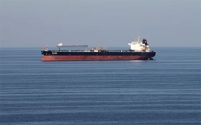 Iran says US tanker on fire in Gulf