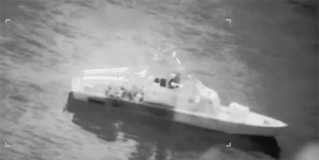 US destroys Iranian naval ships and minelayers near Strait of Hormuz, military says