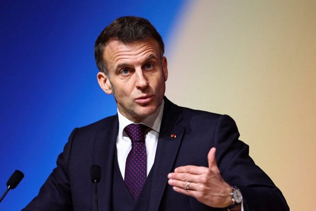 Macron calls for halt to strikes on civilian infrastructure