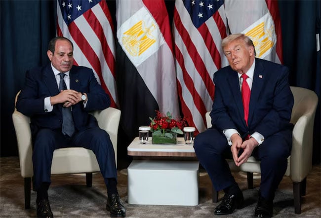 Egypt President says only Trump can stop war, warns oil could top $200