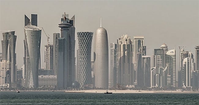 Tanker hit by projectile off coast of Qatar, UK maritime agency says