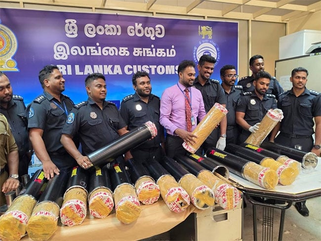 Passenger arrested after over 25kg Kush found inside silencers at BIA