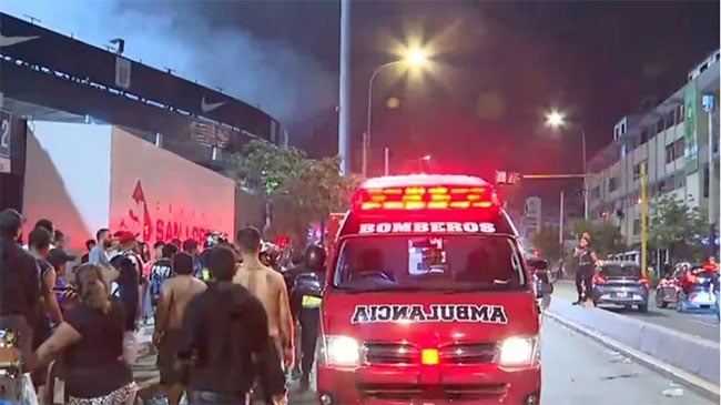 One dead, 47 injured after incident at Peru football derby