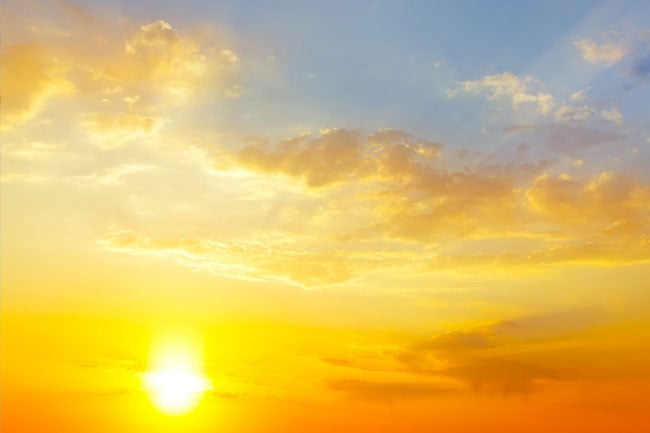 Sun directly over parts of Sri Lanka today