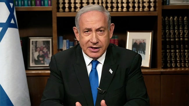 Benjamin Netanyahu says Israel struck railways, bridges in Iran