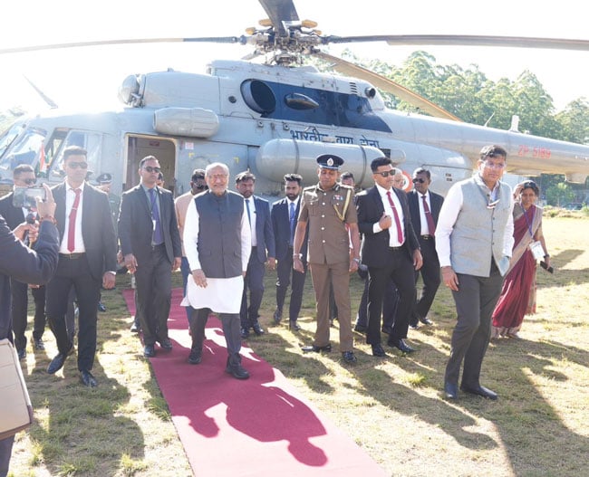 Indian Vice President visits Nuwara Eliya