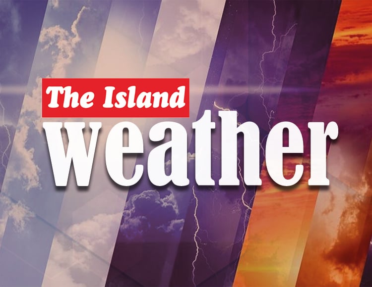 Showers will occur at times in the Western, Sabaragamuwa, Central, North-western and Northern provinces and in Anuradhapura, Galle and Matara districts