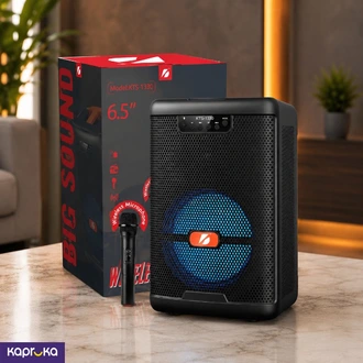 Kts 1330 Portable Bluetooth Karaoke Speaker With Wireless Microp  Online for none