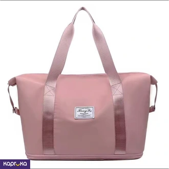 Travel Oxford Foldable Duffel Bag Large Capacity Salmon Pink  Online for none