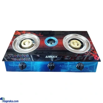 Amilex Ai Gg03 Triple Burner Glass Top Gas Stove  Online for none