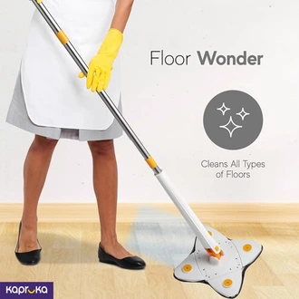 Magic Mop With Adjustable Long Handle  Online for none