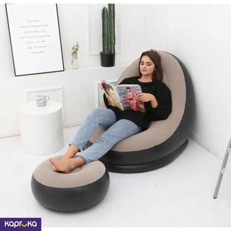 Inflatable Lounge Chair With Ottoman  Online for none