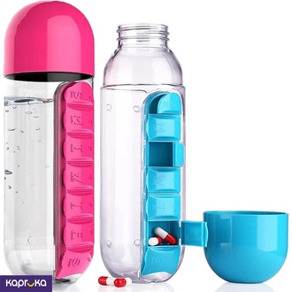 Water Bottle With Pill Organizer  Online for none