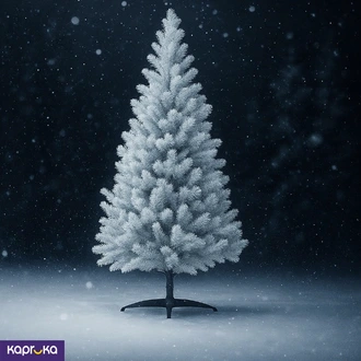 White Artificial Christmas Tree Triple Brush  Online for none