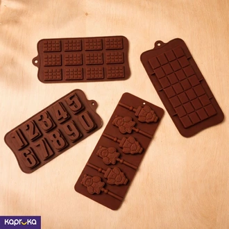 Chocolate Mould Set 4 Piece Creative Baking Kit  Online for none