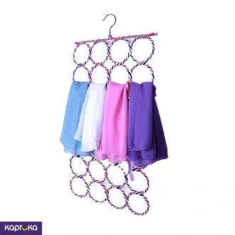 28 Hole Scarf Organizer Hanger Multi Purpose Ring Holder For Sca  Online for none