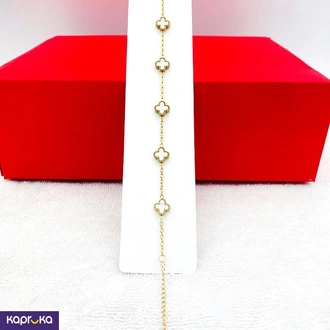 Delicate Clover Charm Bracelet - Social Mart - Women`s Jewelry  Online for none