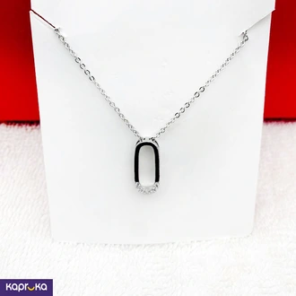 Sparkling Oval Link Necklace - Social Mart - Women`s Jewelry  Online for none