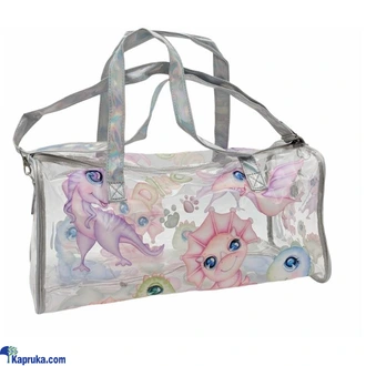 Fancy Dino Transparent Duffle Bag For Girls  Online for none