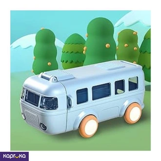 2 In 1 Kids Bus Water Bottle 500ml Blue 100103 Buy Social Mart Online for SCHOOL SUPPLIES