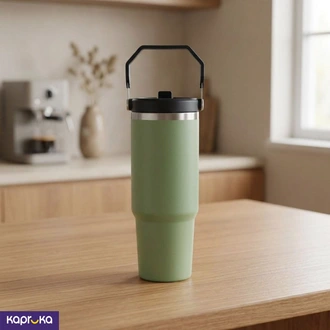 Stainless Steel Insulated Green Travel Tumbler  890ml Buy sports Online for specialGifts