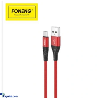 FONENG X34 Lightning Metal Braided Data Cable - Fast 2.4A Chargi  Online for none