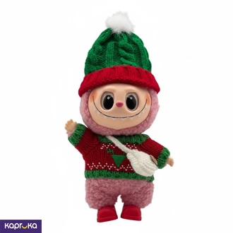 Labubu Doll With Dress Holiday Santa Cheer Elf The Color Of The  Online for none