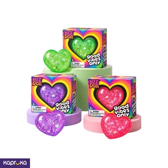 Needoh Glitter Mini Heart Squeeze Toy Multi Color Buy Infinite Ecommerce Private Limited Online for KIDS TOYS