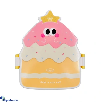 Cup Cake Design Lunch Box For Kids Orange  Online for none