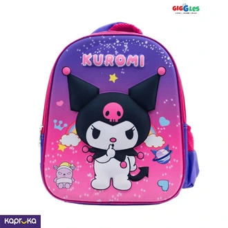 3d Cartoon Preschool School Bags Kuromi Purple  Online for none