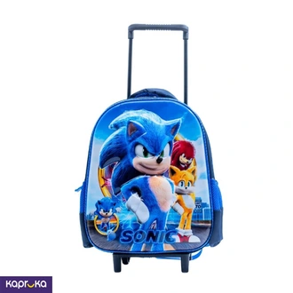 3D Kids Single Trolley Bag Sonic Buy childrens Online for specialGifts