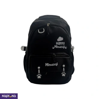 Minuoqi Design Kids Backpack Large Size Black Color  Online for none