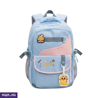 Bread Design Kids Backpack Large Size Light Blue Color  Online for none