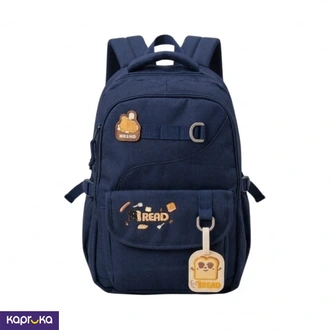 Bread Design Kids Backpack Large Size Dark Blue Color  Online for none