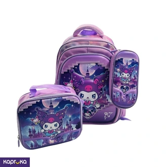 3 In 1 Trolley Bag Without Trolley Magic Kuromi Buy childrens Online for specialGifts