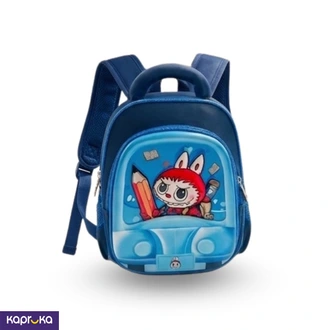 3d Design Kids Preschool Backpack Labubu In A Car Small Size  Online for none