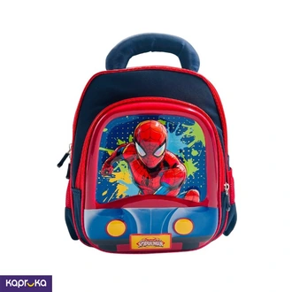 3d Design Kids Preschool Backpack Small Size Spider Man In A Car  Online for none
