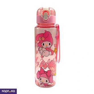 Portable Kids Water Bottle Kitty Design Light Pink 750ml  Online for none
