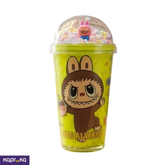 Labubu Design Colorful Crystal Ice Cup Water Bottle With Straw L  Online for none