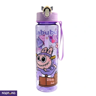 Kids Portable Transparent Water Bottle Labubu Design Purple 750ml  Online for none
