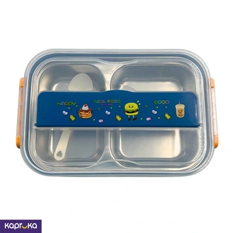 Happy Nice Food Kids Lunch Box  Large Size  Dark Blue Buy childrens Online for specialGifts