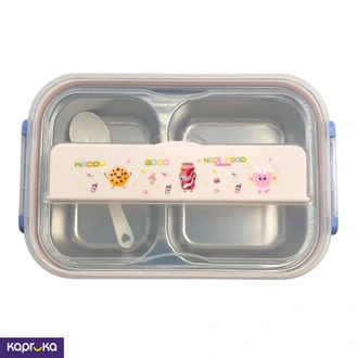 Happy Nice Food Kids Lunch Box  Large Size  Light Pink Buy childrens Online for specialGifts