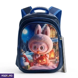 3D Kids School Backpack  Labubu XMas  Large  17H x 13L x 7W Buy childrens Online for specialGifts