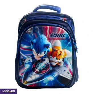 3D Kids School Backpack  Sonic Hedgehog  Large  17H x 13L x 7W Buy childrens Online for specialGifts