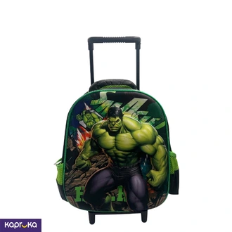 3D Kids Single Trolley Bag  Single Pocket  Hulk 12H x 10L x 5W Buy childrens Online for specialGifts