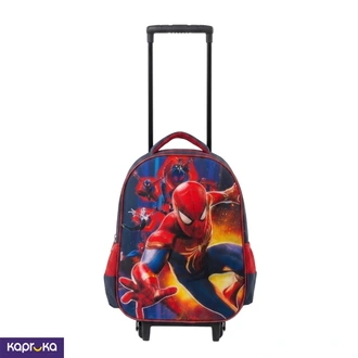 3D Kids Single Trolley Bag  Single Pocket  Spider Fire  12H x 10L x 5W Buy childrens Online for specialGifts