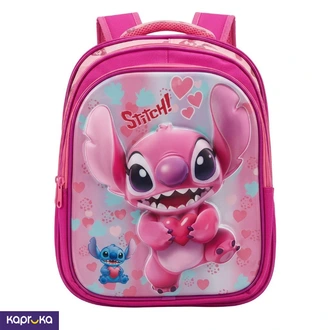 3D Kids School Backpack  Stitch Love  Large  17H x 13L x 7W Buy childrens Online for specialGifts