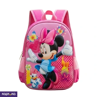 3D Kids Preschool Bag  Single Pocket  Minne Mouse  12H x 10L x 5W Buy childrens Online for specialGifts